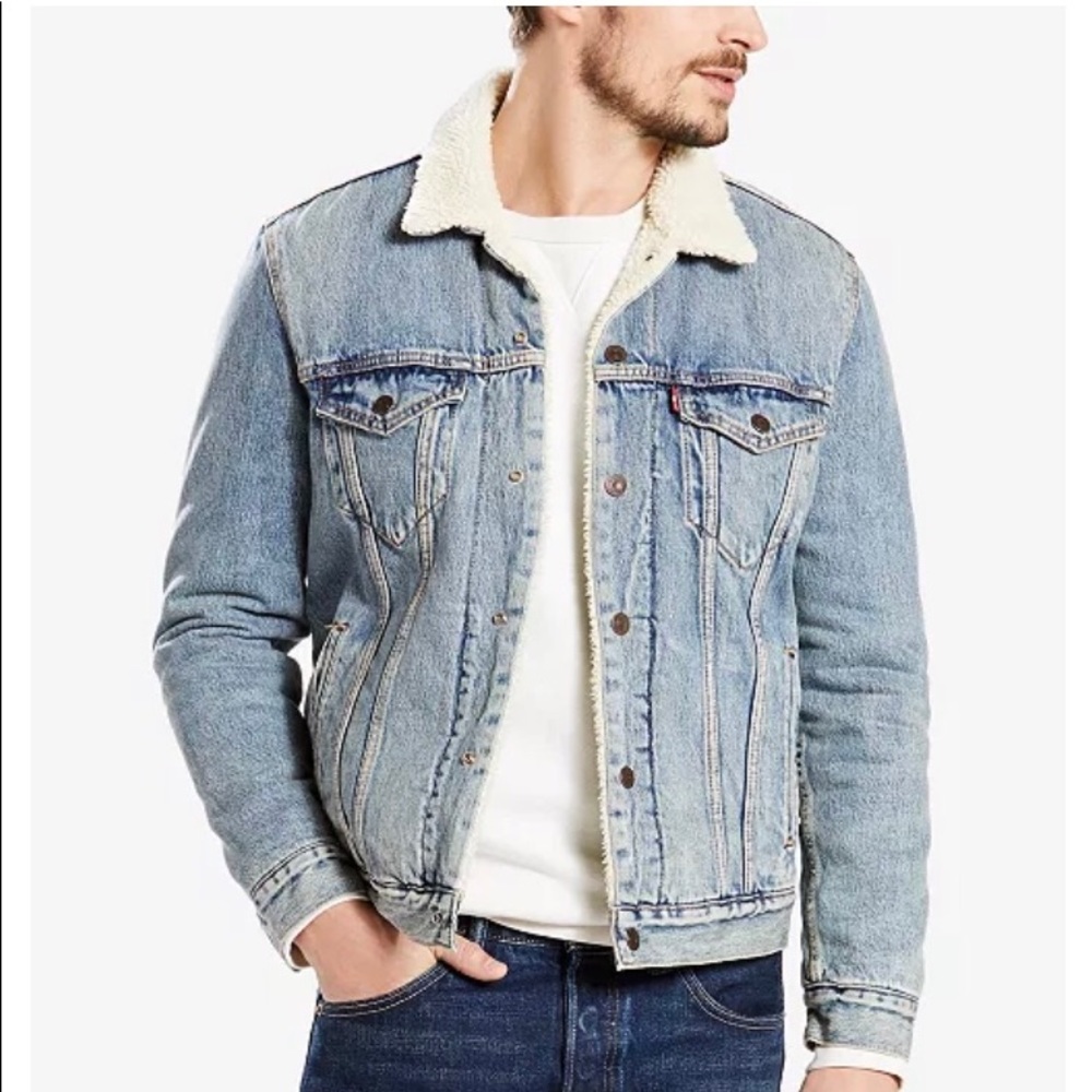 Sherpa Lined Denim Jacket
